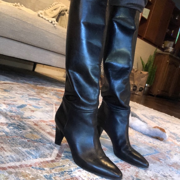 ysl tall boots